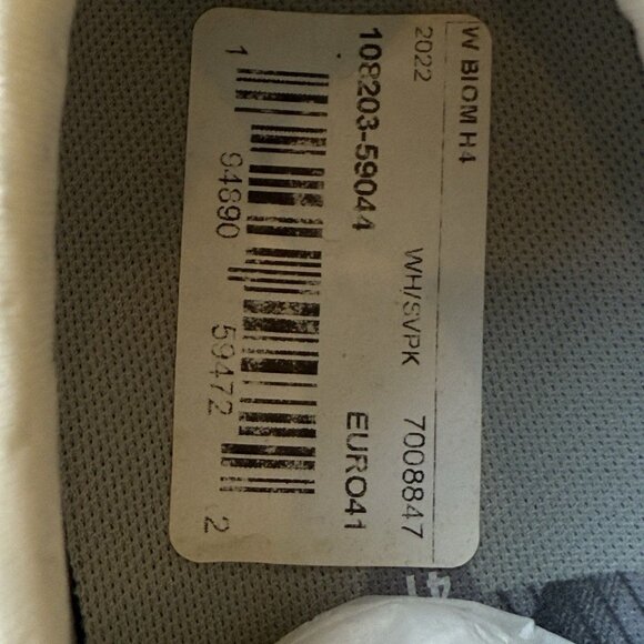 Ecco Womens Biom H4 Goretex Waterproof Golf Shoes 10-10.5 NWOT White Silver Pink